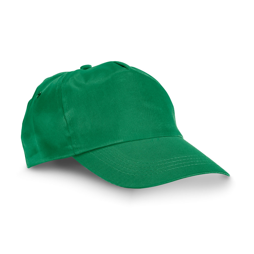 Casquette personnalisée 6 pans polyester Campbel Vert 